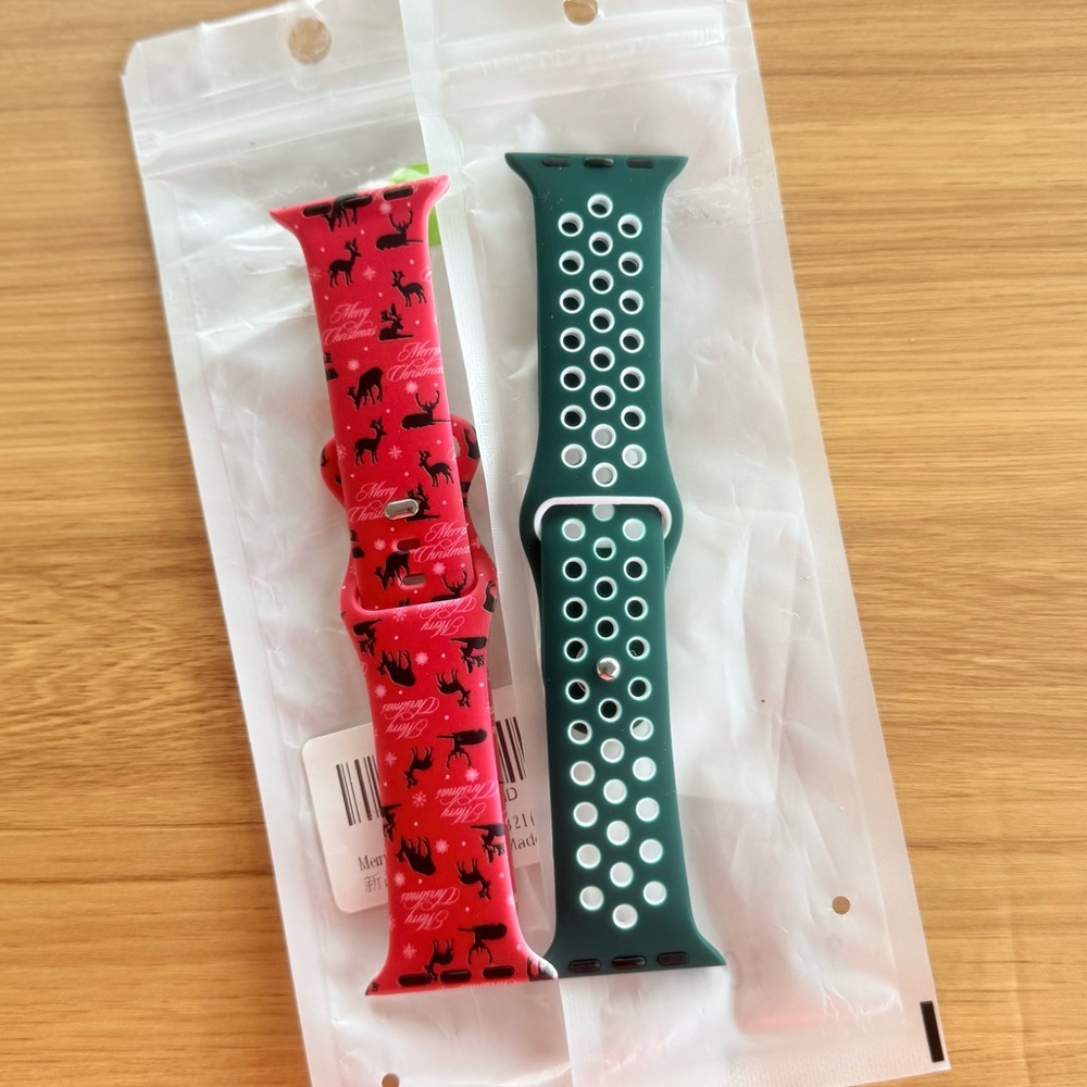 Christmas Apple Watch Replacement Bands Lot 38/40/41mm- New